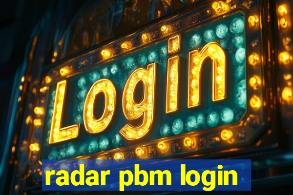 radar pbm login